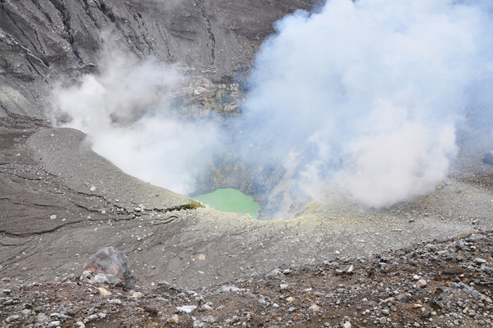 Crater of Lokon Volcano