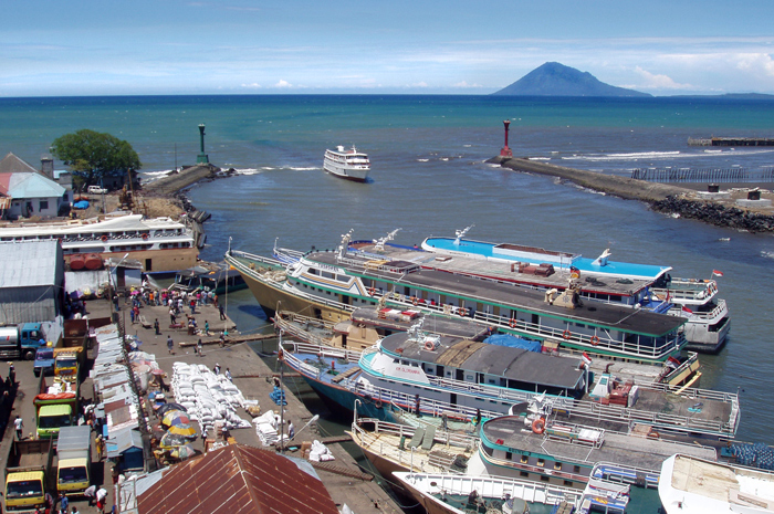 Manado harbour area