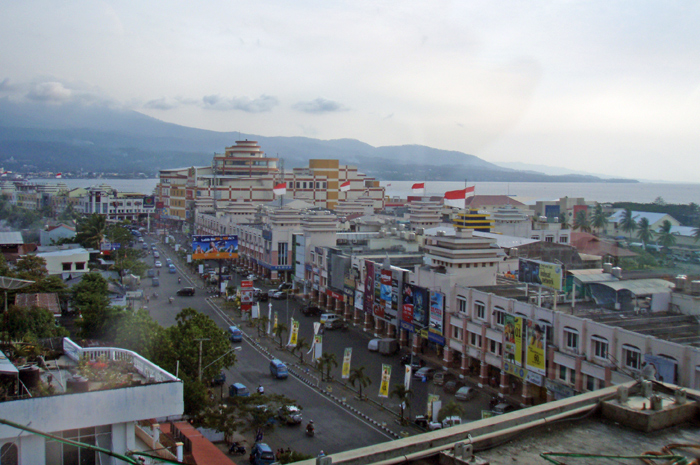 Manado shopping area