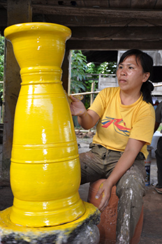 Traditional pottery village Pulutan