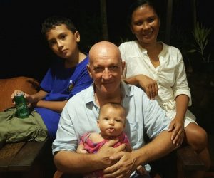 Sinke family: Linda, Adrian, Indah and Rob
